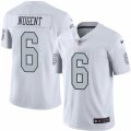Oakland Raiders #6 Mike Nugent Limited White Rush Vapor Untouchable NFL Jersey