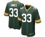 Green Bay Packers #33 Aaron Jones Game Green Team Color Football Jersey