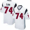 Houston Texans #74 Chris Clark Game White NFL Jersey
