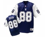 Dallas Cowboys #88 Michael Irvin Authentic Navy Blue White Throwback Football Jersey