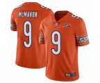 Chicago Bears #9 Jim McMahon Orange Alternate 100th Season Limited Football Jersey