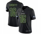 Seattle Seahawks #16 Tyler Lockett Limited Black Rush Impact Football Jersey