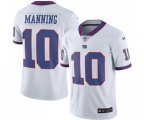 New York Giants #10 Eli Manning Limited White Rush Vapor Untouchable Football Jersey