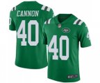 New York Jets #40 Trenton Cannon Elite Green Rush Vapor Untouchable Football Jersey