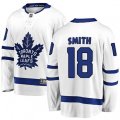 Toronto Maple Leafs #18 Ben Smith Fanatics Branded White Away Breakaway NHL Jersey