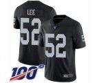 Oakland Raiders #52 Marquel Lee Black Team Color Vapor Untouchable Limited Player 100th Season Football Jersey