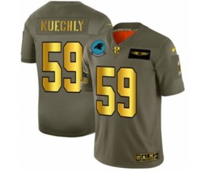 Carolina Panthers #59 Luke Kuechly Limited Olive Gold 2019 Salute to Service Football Jersey