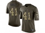 Indianapolis Colts #41 Matthias Farley Limited Green Salute to Service NFL Jersey