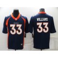 Denver Broncos #33 Javonte Williams Nike Blue Stitched Limited Jersey