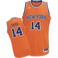 New York Knicks #14 Allonzo Trier Swingman Orange Alternate NBA Jersey