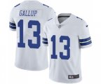 Dallas Cowboys #13 Michael Gallup White Vapor Untouchable Limited Player Football Jersey
