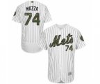 New York Mets Chris Mazza Authentic White 2016 Memorial Day Fashion Flex Base Baseball Player Jersey