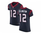 Houston Texans #12 Bruce Ellington Navy Blue Team Color Men Stitched NFL Vapor Untouchable Elite Jersey