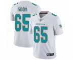 Miami Dolphins #65 Danny Isidora White Vapor Untouchable Limited Player Football Jersey