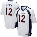 Denver Broncos #12 Paxton Lynch Game White NFL Jersey
