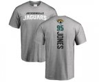 Jacksonville Jaguars #95 Abry Jones Ash Backer T-Shirt