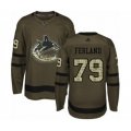 Vancouver Canucks #79 Michael Ferland Authentic Green Salute to Service Hockey Jersey