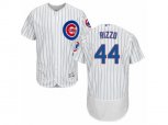 Chicago Cubs #44 Anthony Rizzo White Flexbase Authentic Collection MLB Jersey