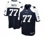 Dallas Cowboys #77 Tyron Smith Game Navy Blue Throwback Alternate Football Jersey