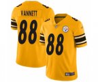 Pittsburgh Steelers #88 Nick Vannett Limited Gold Inverted Legend Football Jersey