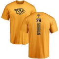 Nashville Predators #76 P.K Subban Gold One Color Backer T-Shirt