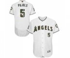 Los Angeles Angels of Anaheim #5 Albert Pujols Authentic White 2016 Memorial Day Fashion Flex Base Baseball Jersey