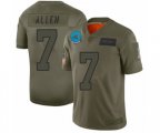 Carolina Panthers #7 Kyle Allen Limited Camo 2019 Salute to Service Football Jersey