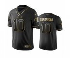 San Francisco 49ers #10 Jimmy Garoppolo Limited Black Golden Edition Football Jersey