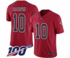 Atlanta Falcons #10 Steve Bartkowski Limited Red Rush Vapor Untouchable 100th Season Football Jersey
