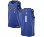 Dallas Mavericks #1 Courtney Lee Swingman Royal Blue Basketball Jersey - Icon Edition