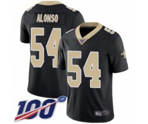 New Orleans Saints #54 Kiko Alonso Black Team Color Vapor Untouchable Limited Player 100th Season Football Jersey