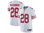 San Francisco 49ers #28 Jerick McKinnon White Stitched NFL Vapor Untouchable Limited Jersey