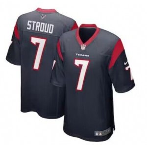 Houston Texans #7 C.J. Stroud Nike Navy 2023 NFL Draft First Round Pick Limited Jersey
