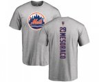 New York Mets #29 Devin Mesoraco Ash Backer T-Shirt