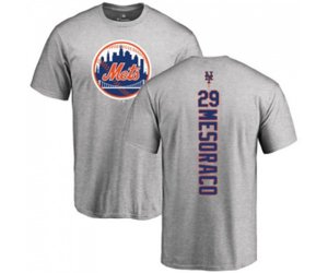 New York Mets #29 Devin Mesoraco Ash Backer T-Shirt