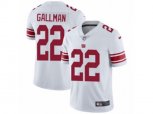 New York Giants #22 Wayne Gallman White Vapor Untouchable Limited Player NFL Jersey