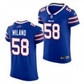 Buffalo Bills #58 Matt Milano Nike Royal Vapor Limited Jersey