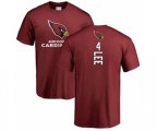Arizona Cardinals #4 Andy Lee Maroon Backer T-Shirt