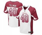 Arizona Cardinals #40 Pat Tillman Elite White Road Drift Fashion Football Jersey