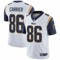 Los Angeles Rams #86 Derek Carrier White Vapor Untouchable Limited Player NFL Jersey
