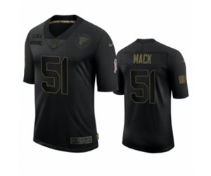 Atlanta Falcons #51 Alex Mack Black 2020 Salute to Service Limited Jersey