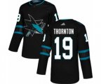 Adidas San Jose Sharks #19 Joe Thornton Premier Black Alternate NHL Jersey