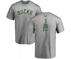Milwaukee Bucks #3 George Hill Ash Backer T-Shirt