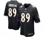Baltimore Ravens #89 Mark Andrews Game Black Alternate Football Jersey