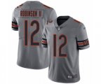 Chicago Bears #12 Allen Robinson Limited Silver Inverted Legend Football Jersey
