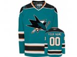 San Jose Sharks customized Jersey Blue home man hockey