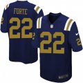 New York Jets #22 Matt Forte Limited Navy Blue Alternate NFL Jersey