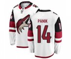 Arizona Coyotes #14 Richard Panik Authentic White Away Fanatics Branded Breakaway Hockey Jersey