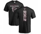 Atlanta Falcons #90 Derrick Shelby Black Backer T-Shirt