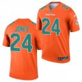 Miami Dolphins #24 Byron Jones Nike Orange 2021 Inverted Legend Jersey